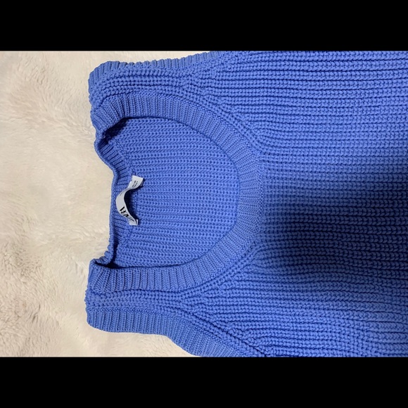Zara Cobalt blue knit dress - Picture 2 of 2